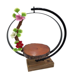 特色意境菜冷凉菜盘子中国风木质摆盘装饰盘酒店创意明档餐厅摆台