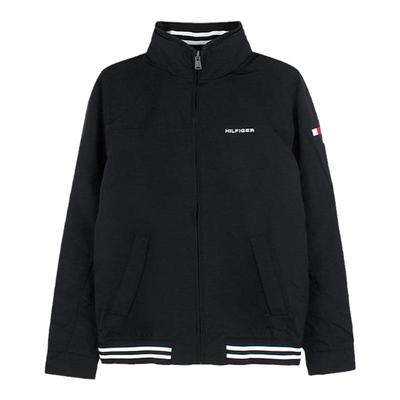 正品TommyHilfiger立领修身夹克