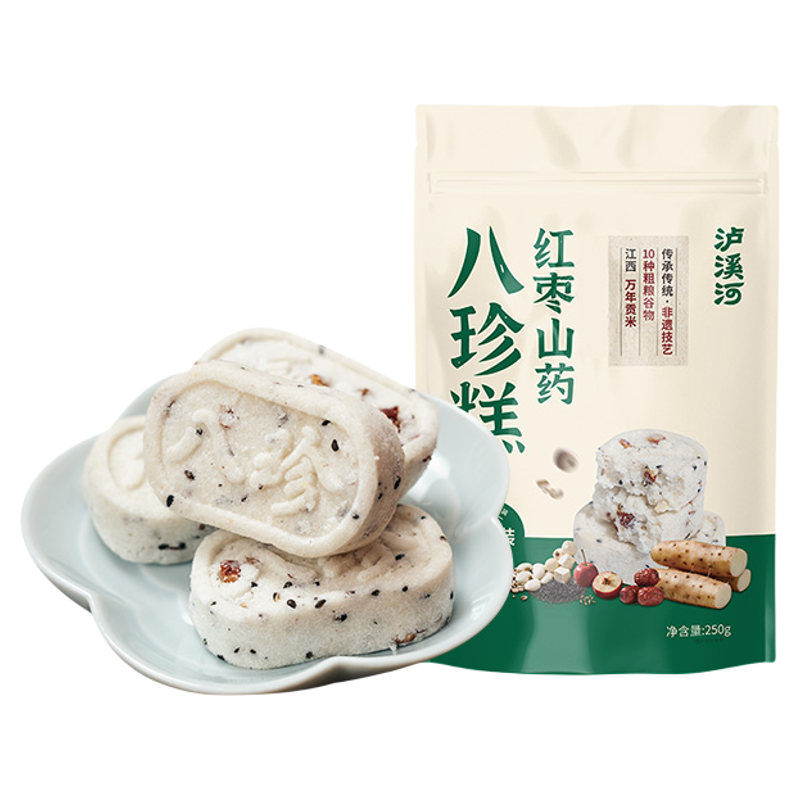 泸溪河桃酥红枣山药八珍糕茯苓芡实糕点心小米糕健康早餐官方正品