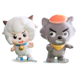 KKV正品喜羊羊与灰太狼青青草原的日常系列盲盒公仔手办摆件