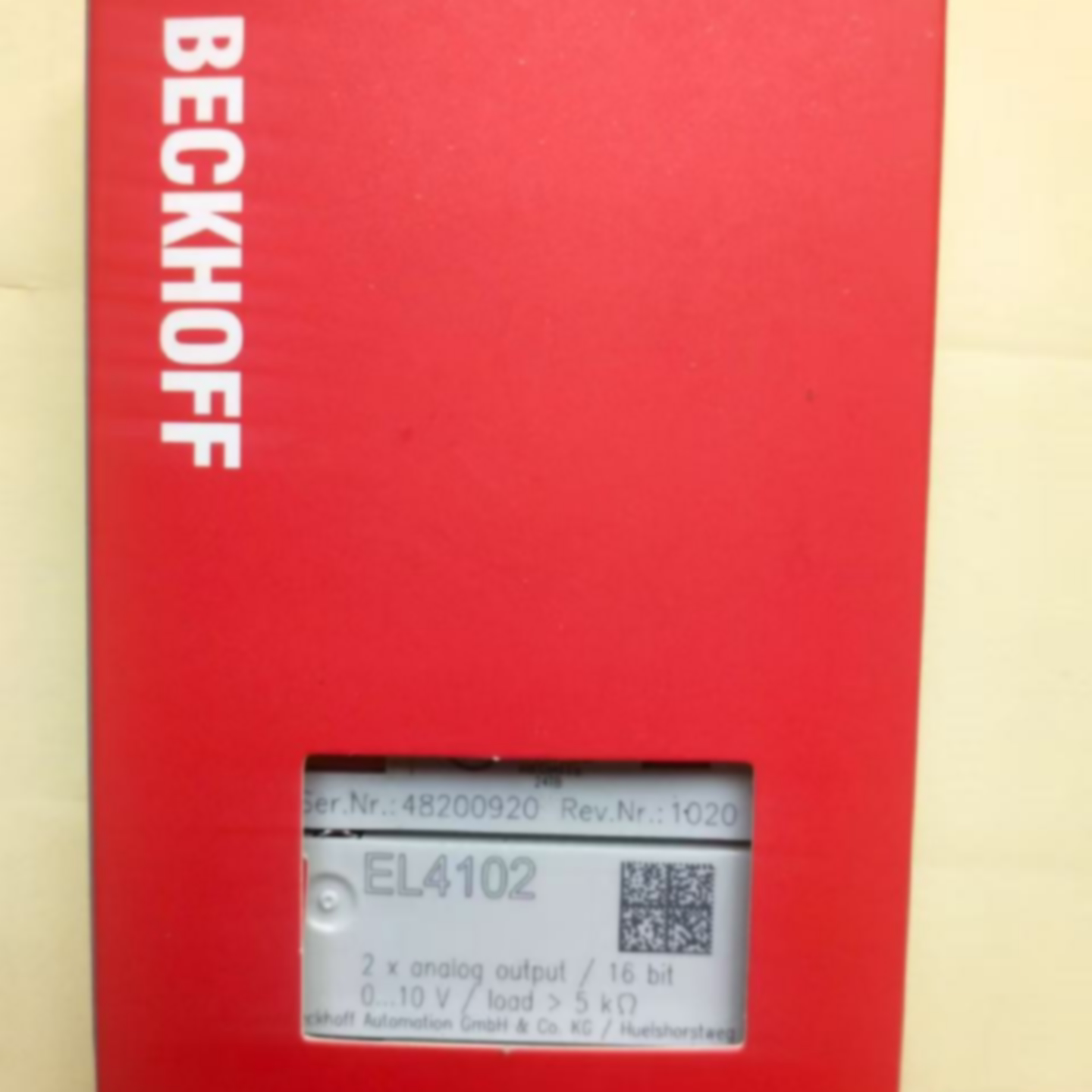议价倍福EL4102  EL6695  ES3004  KL3314  ES3702全新现货议价包 - 实物图