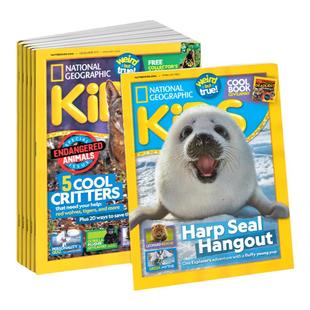 【2026年现货】kids环球少年美国国家地理少儿版杂志儿童科普6-14岁初高中英语课外阅读外刊人文自然知识少儿期刊2025年往期期刊