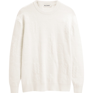 【断码钜惠】太平鸟男装休闲毛衣春季毛套衫 B1EBE1224