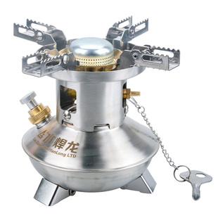 水焊龙户外自驾汽油炉煮饭烧水便捷式野营一体式野外野炊气化炉具