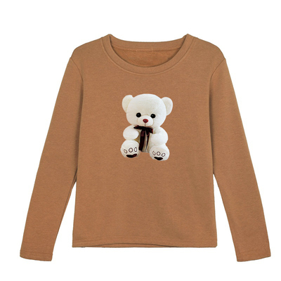 秋冬款大码保暖长袖T恤女打底衫