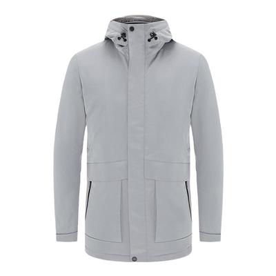 Navigare意大利小帆船冬季白鸭绒羽绒服男新款保暖中长款连帽外套