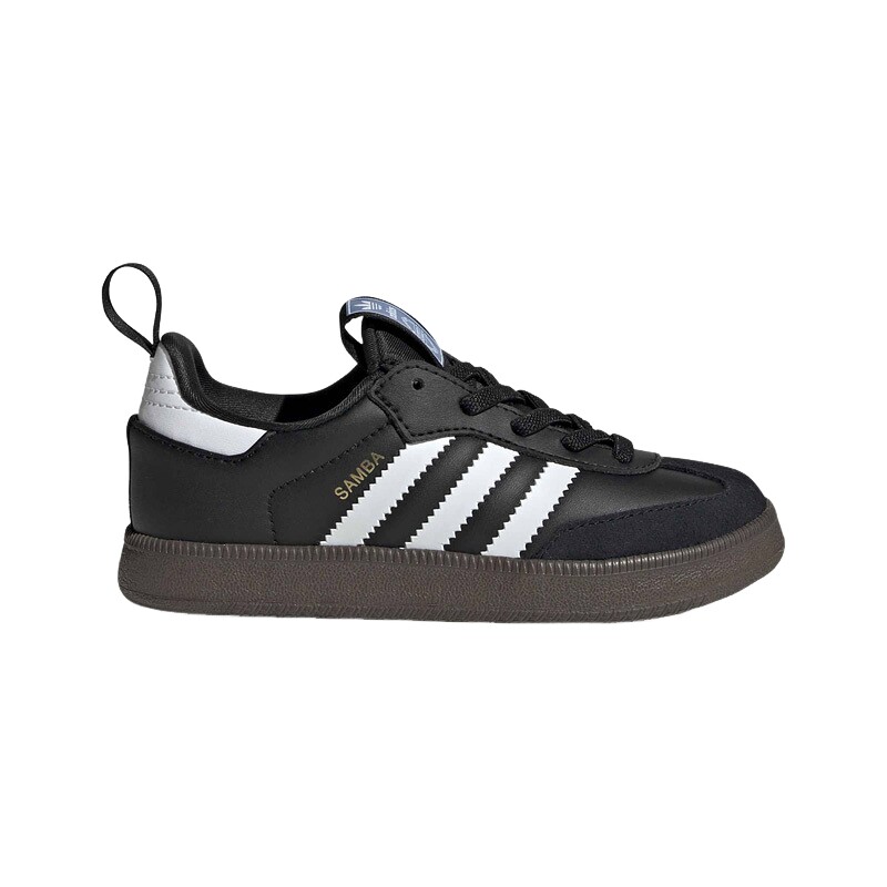 adidas阿迪达斯三叶草男女小童鞋SAMBA QUICKON德训T头鞋 KK2178