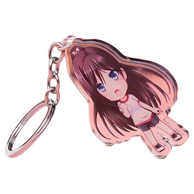 亚克力片片钥匙扣定制双面挂件卡通动漫立牌明星周边diy物料定做