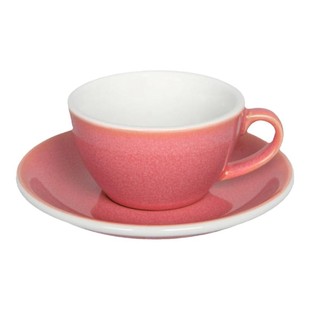 爱陶乐官方[鸡蛋型]150ml工匠色澳白咖啡特厚硬瓷杯碟Loveramics