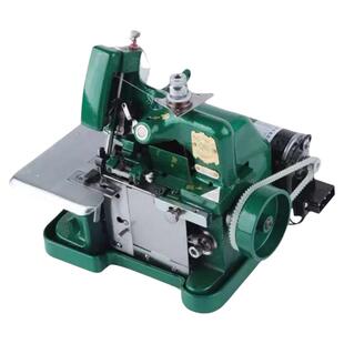 老式蝴蝶飞人锁边机家用三线小型迷你电动台式缝纫包缝拷边码边机