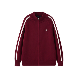 【新年款】NAUTICA童装 男女童针织开衫立领外套秋冬季儿童毛衣