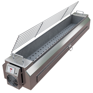 商用不锈钢烧烤炉木炭烧烤架包钢加厚大号烧烤店定制烤串炉家户外