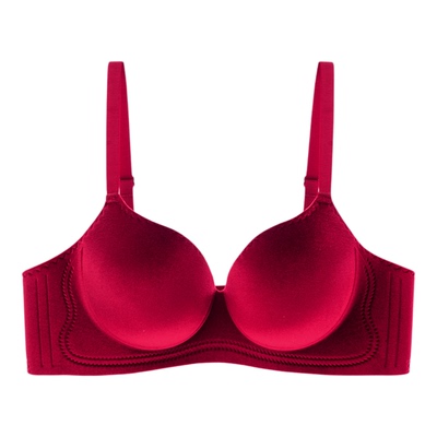 丝绒超厚6cm内衣女小胸聚拢显大