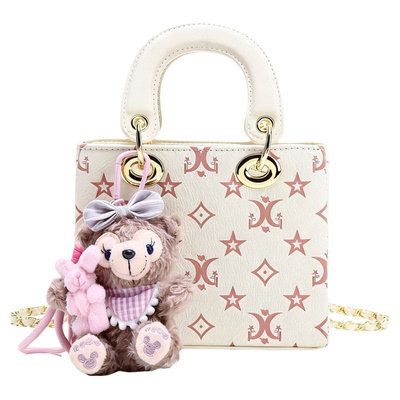 CallmeKitten高级压花粉色戴妃包