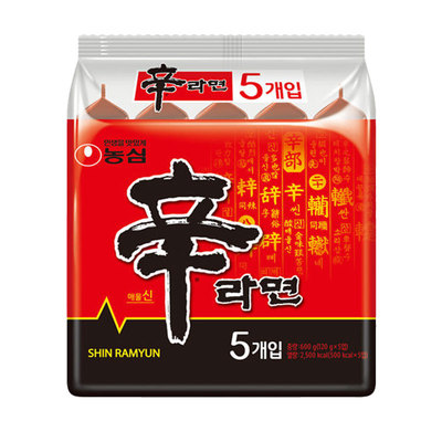 辛拉面香菇牛肉味速食方便面