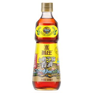 燕庄古法石磨小磨芝麻香油麻辣拌火锅蘸料家用香油凉拌菜调味油