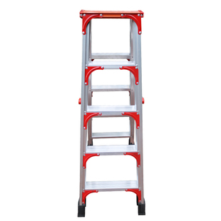 双侧人字梯铝合金梯子家用扶梯折叠梯加厚铝梯多功能梯便携工程梯