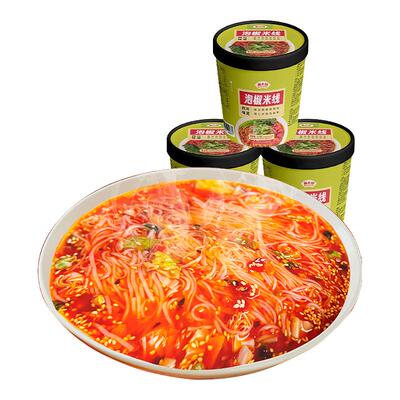 麻六记泡椒米线134g*4桶装速食品
