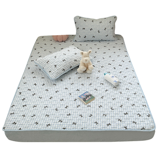 牛奶绒夹棉床笠单件床罩新款冬季加厚珊瑚法兰绒床垫保护罩三件套