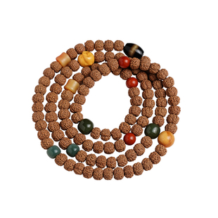 老树王小金刚菩提子手串原籽108颗一代盘龙纹佛念珠项链文玩手持