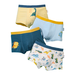 都市丽人男童内裤发育期小学生纯棉a类小男孩中大童儿童四角短裤