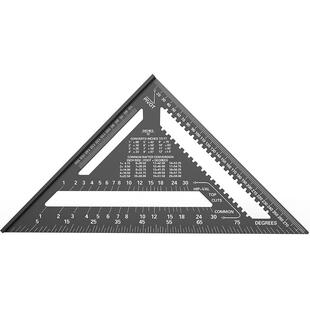 铝合金角尺90度加厚拐角尺三角尺高精度直角尺木工专用量角度神器