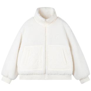 MUCMUKN【白雪公主】3M新雪丽棉服羊羔绒拼接外套保暖女童冬新款