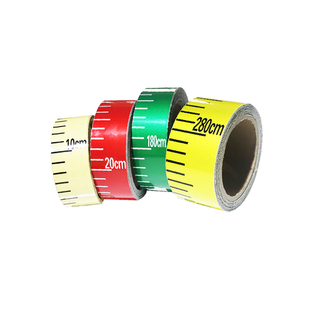 罐体刻度尺标识贴 自粘反光膜液位标尺 不干胶防水水位刻度标贴