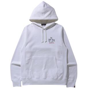 BAPE X GILBERT&GEORGE联名双人艺术家字母印花连帽卫衣114902G