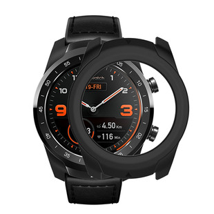 适用智能手表Ticwatch Pro 2020硅胶保护壳4G电镀套安全罩防摔2021
