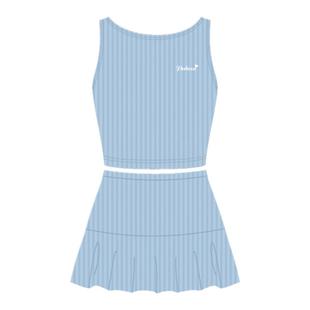 pulassi泳衣分体女士泡温泉泳装2025年新款海边度假泳裤女雾灰蓝