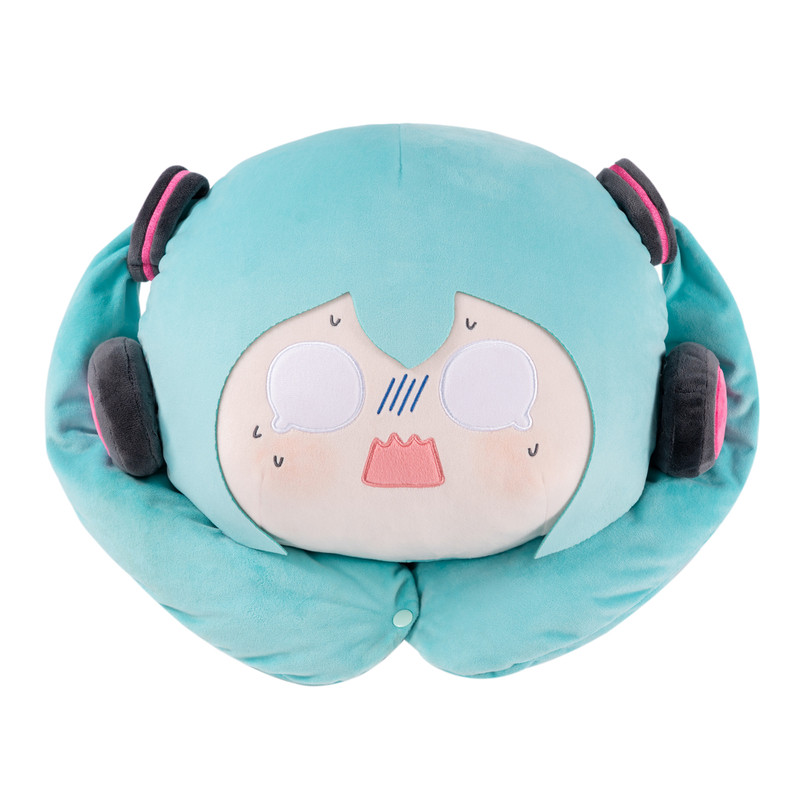 moeyu初音未来可爱毛绒抱枕