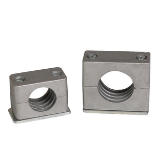 轻型铝合金管夹液压管夹内六角船用耐高温油管管卡管夹6mm-42mm