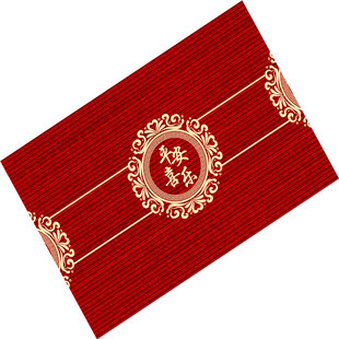 新年家用红色喜庆入户门地垫大门口进门垫玄关客厅卧室门垫脚垫子