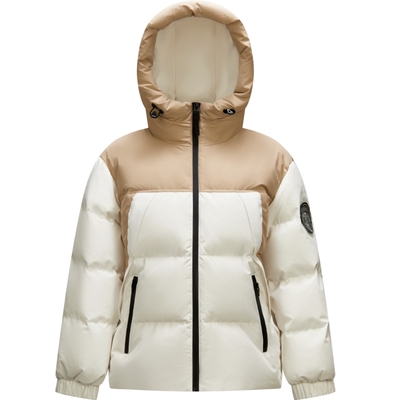 森马中国国家地理系列羽绒服女