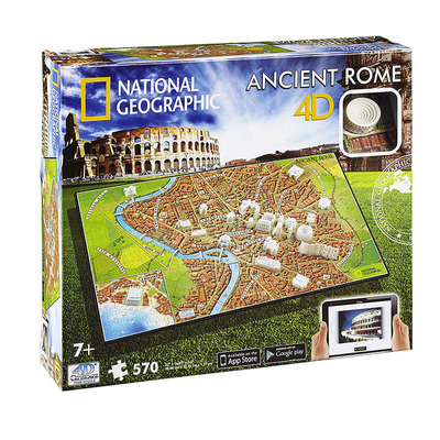 古罗马4D立体拼图模型玩具