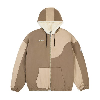 MindError美式工装撞色宽松夹克