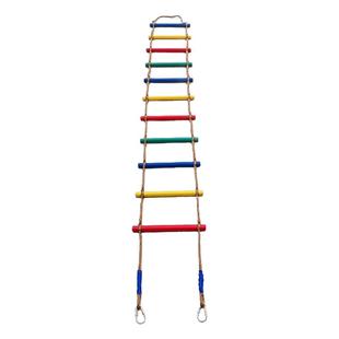 儿童攀爬梯室内户外游乐设施配件体能训练七彩绳梯幼儿园