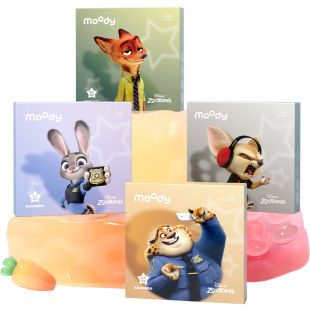 【凑41】moody疯狂动物城硅水凝胶日抛10片