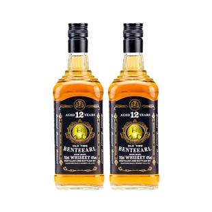 双瓶装！本特伯爵威士忌酒吧充场酒杰克伯爵调可乐桶基酒洋酒