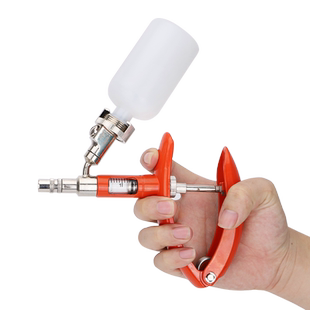 新型高精度兽用注射器自动可调连续注射疫苗器猪牛羊用注射打针器