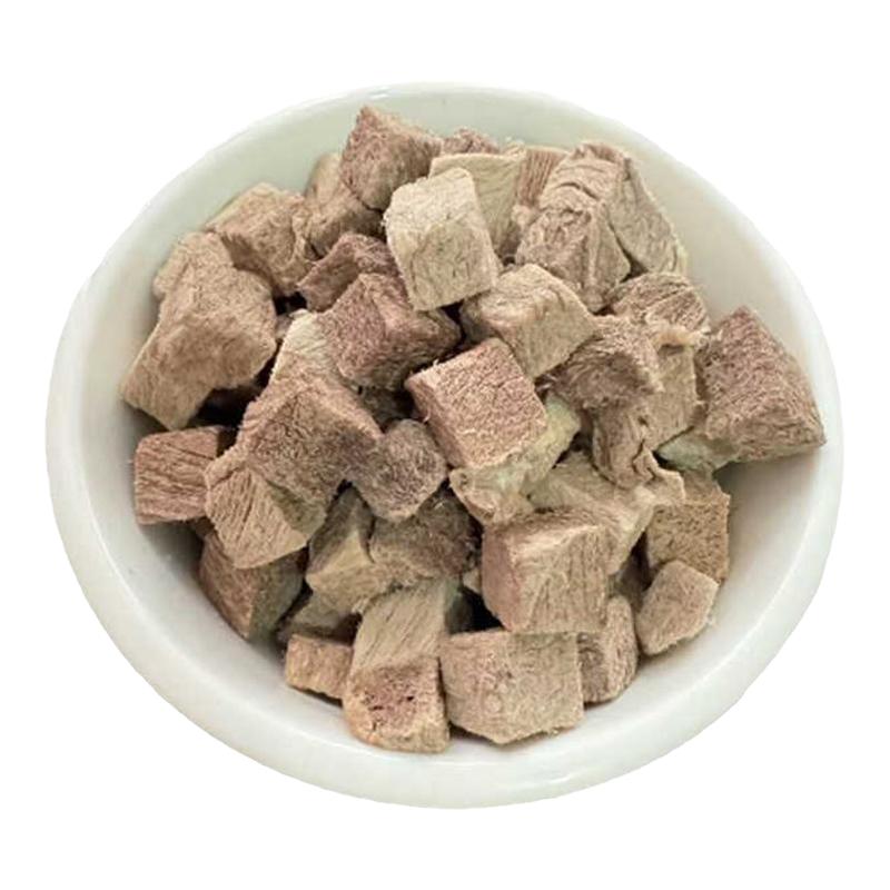 鲜肉增肥发腮训练奖励冻干牛肉粒