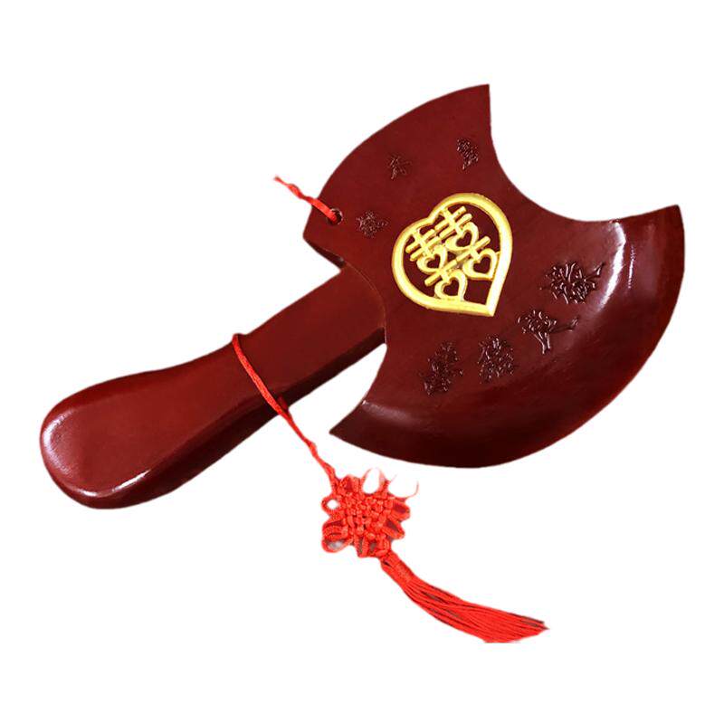 结婚专用斧子天然桃木斧头搬家乔迁婚礼坐福镇宅雕刻挂件摆件装饰