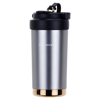 陶瓷内胆保温杯双饮口高颜值