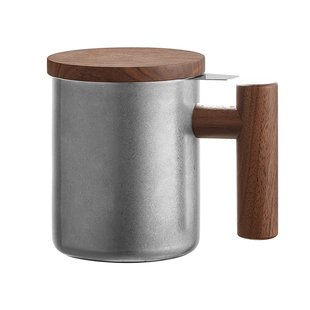 木笙玩物不锈钢保温马克杯办公泡茶简约带过滤男士公职人员水杯子