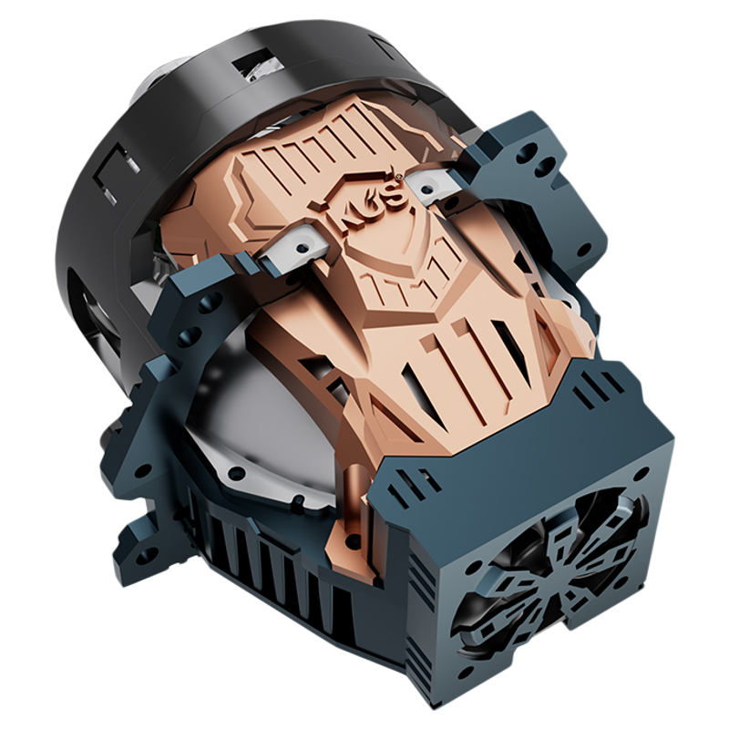 KUS九尾狐 花狐双直射LED双光透镜 智能汽车大灯全国免费安装