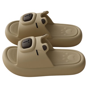 卡皮巴拉拖鞋女款夏季2026新款室内家居踩屎感浴室防滑情侣凉拖男