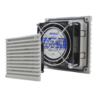 机柜散热风扇12V/24V电气控制柜配电箱百叶窗过滤器风机排风扇