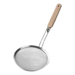 漏勺不锈钢厨房油炸滤油大号捞面勺家用豆浆漏网过滤网筛密网滤网