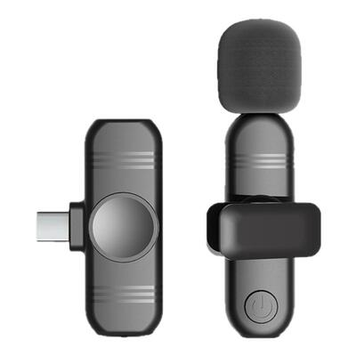 得力博主智能直播无线麦克风